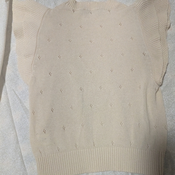 Belldini Ruffled Sweater Vest - Picture 2 of 6